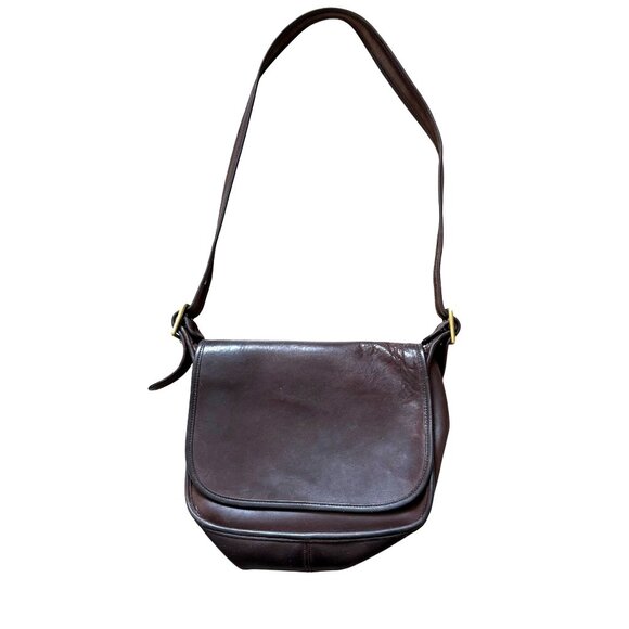 Coach Vintage Patricia's Legacy Cross Body Saddle Flap Bag Serial #9951 - Picture 2 of 15